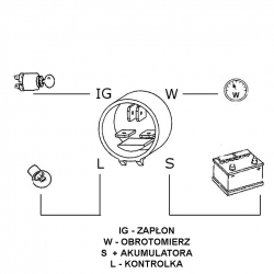 ALTERNATOR OPEL ASTRA F 1.7 TD / ISUZU - AL1